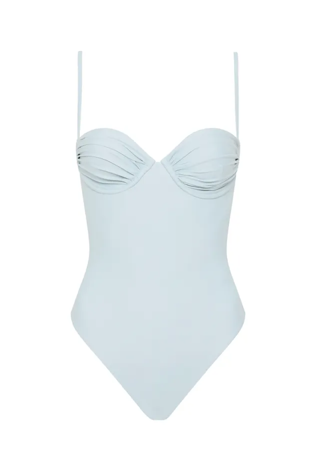 Faithfull The Brand Swim Gabriela One Piece Sky Blue 8211 Women Faithfull The Brand Swim Gabriela One Piece Sky Blue 8211 Women