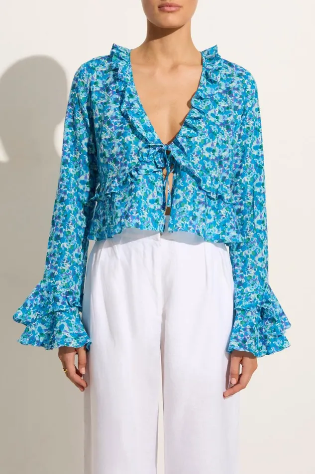 Faithfull The Brand Tops Lombardi Top Stellina Floral 8211 Women