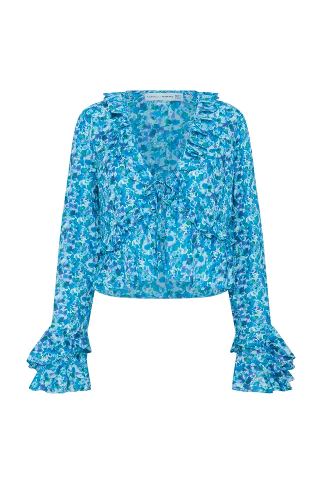 Faithfull The Brand Tops Lombardi Top Stellina Floral 8211 Women Faithfull The Brand Tops Lombardi Top Stellina Floral 8211 Women
