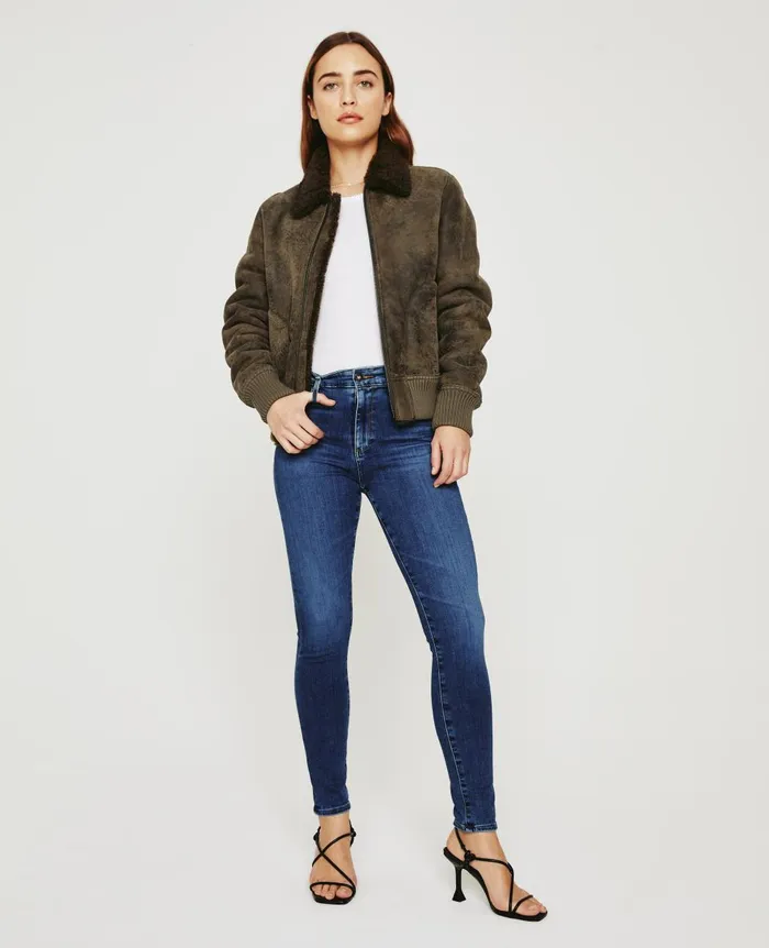 Farrah Skinny Ankle Switchback Women AG Jeans Denim