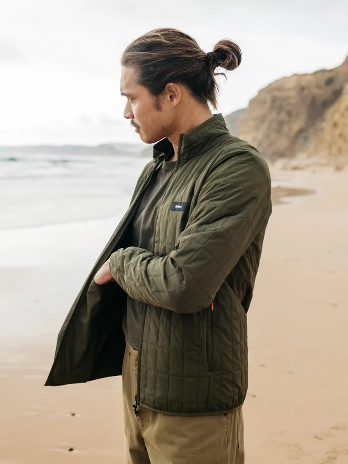 Finisterre Jackets and Coats Men Firecrest Jacket Olive