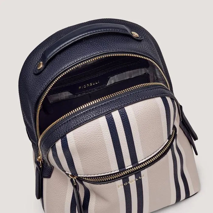 Fiorelli Anouk Backpack Navy Stripe Backpacks Backpacks