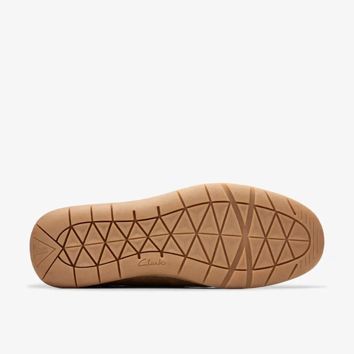 Flexway Easy Light Tan Suede Men Clarks Loafers and Slip Ons