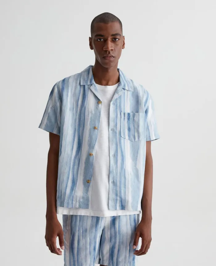 Foster Shirt Brush Strokes Clear Skies Men AG Jeans Shirts