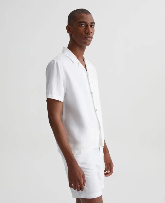 Foster Shirt White Men AG Jeans Shirts Foster Shirt White Men AG Jeans Shirts
