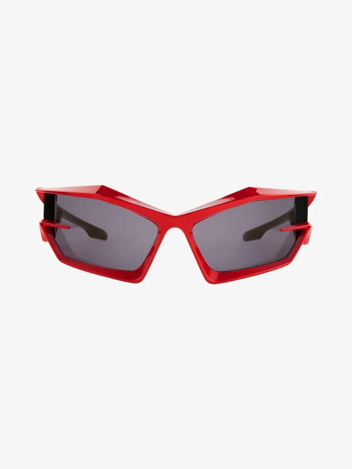 Giv Cut Unisex Injected Sunglasses Red WomenMen Givenchy Sunglasses