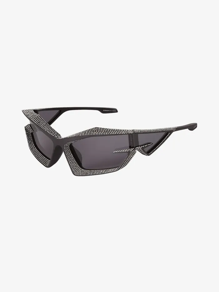 Giv Cut Unisex Sunglasses With Crystals Black WomenMen Givenchy Sunglasses