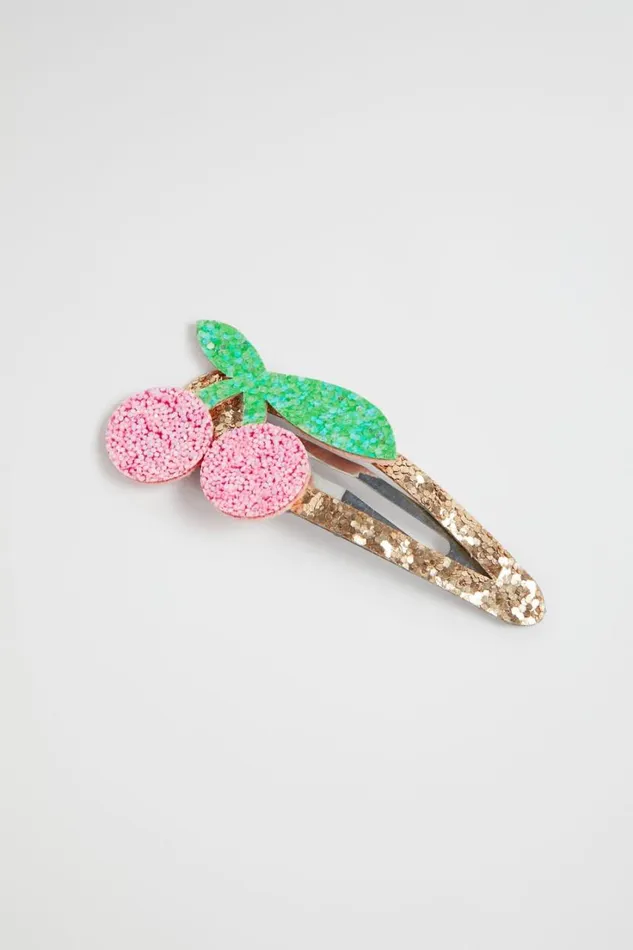 Hair Accessories Girl Seed Heritage Flat Cherry Glitter Snaps Multi