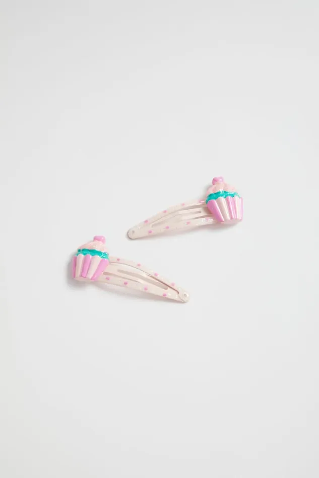 Hair Accessories Girl Seed Heritage Glitter Cupcake Snaps Multi