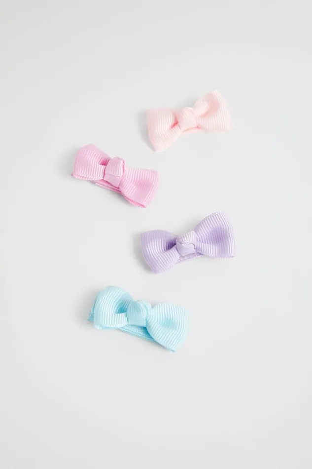 Hair Accessories Girl Seed Heritage Grosgrain Bow Duck Clip Pack Multi