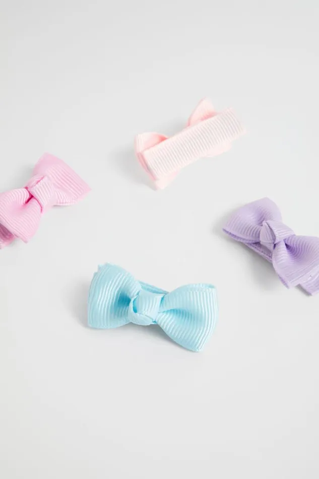 Hair Accessories Girl Seed Heritage Grosgrain Bow Duck Clip Pack Multi