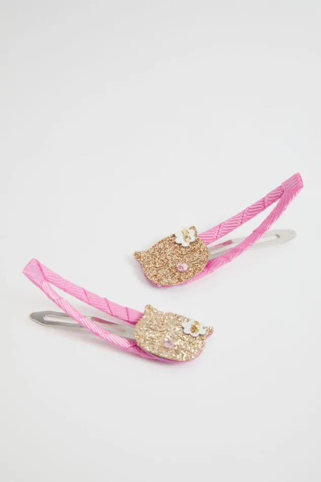 Hair Accessories Girl Seed Heritage Grosgrain Cat Snaps Lily