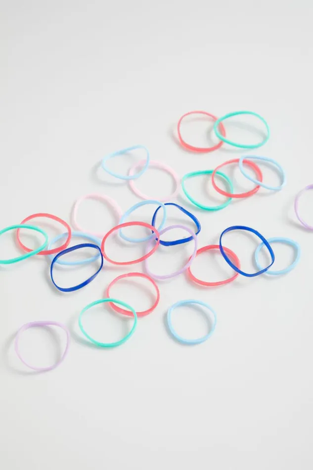Hair Accessories Girl Seed Heritage Rainbow Emoji Mini Elastics Multi
