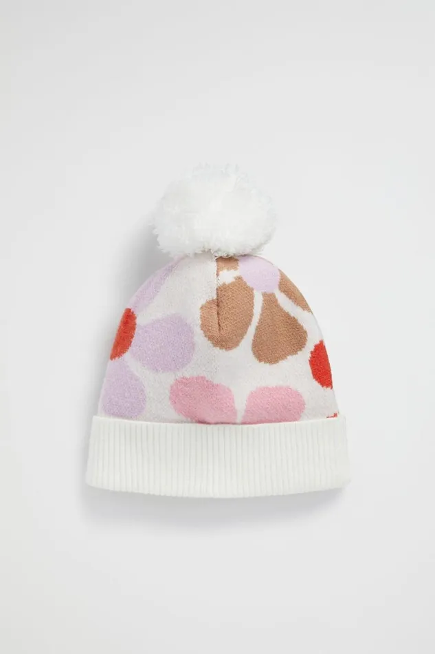 Hats Beanies and Caps Girl Seed Heritage Retro Flower Beanie Multi
