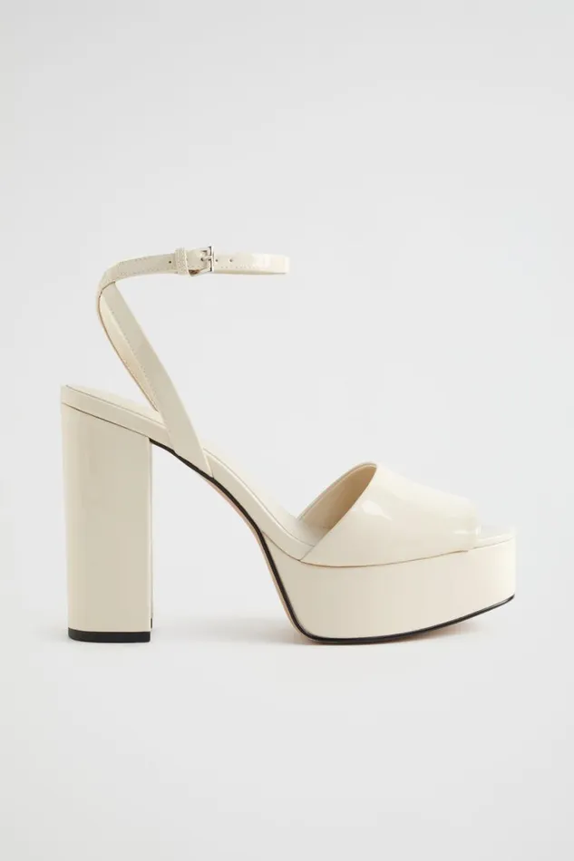 Heels and Wedges Woman Seed Heritage Paige Platform Heel Stone Patent