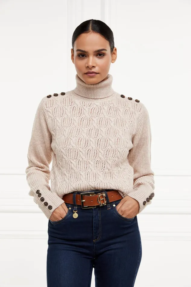 Holland Cooper Cotswold Roll Neck Knit Women Knitwear Holland Cooper Cotswold Roll Neck Knit Women Knitwear