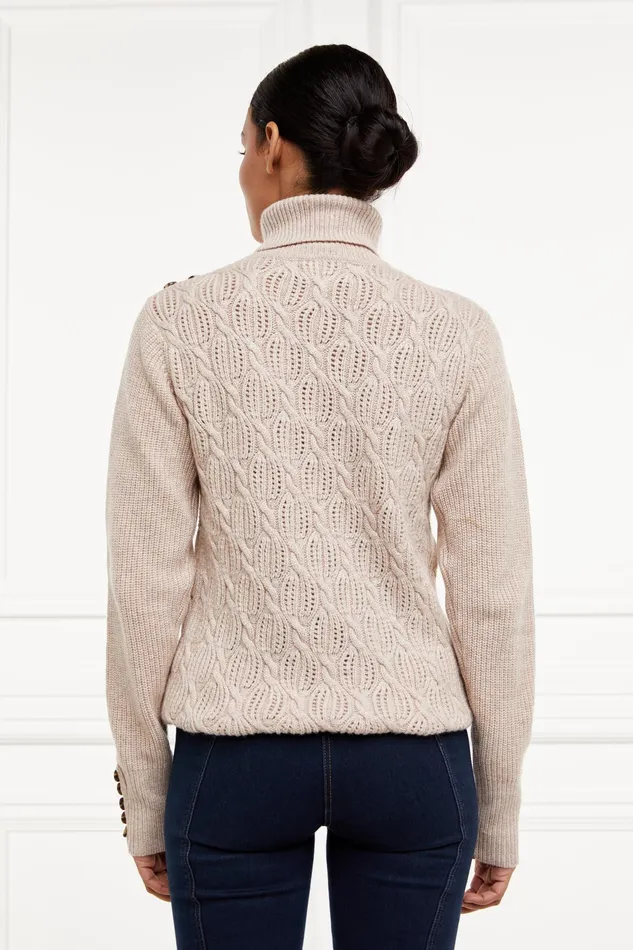 Holland Cooper Cotswold Roll Neck Knit Women Knitwear Holland Cooper Cotswold Roll Neck Knit Women Knitwear