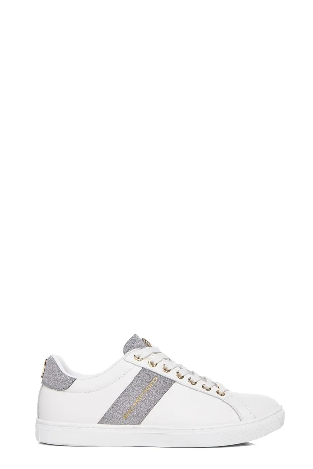 Holland Cooper Knightsbridge Court Trainer Silver Crystal Women Trainers Holland Cooper Knightsbridge Court Trainer Silver Crystal Women Trainers
