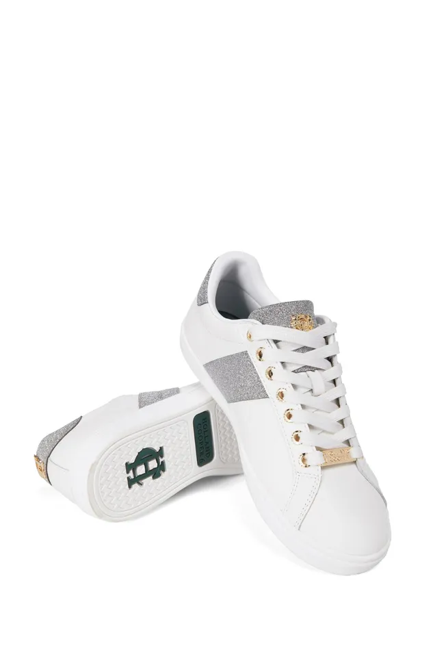 Holland Cooper Knightsbridge Court Trainer Silver Crystal Women Trainers Holland Cooper Knightsbridge Court Trainer Silver Crystal Women Trainers