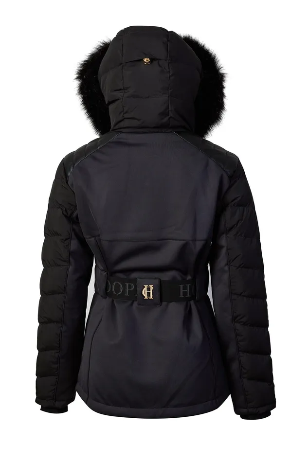 Holland Cooper Ski Jacket Black Women Salopettes