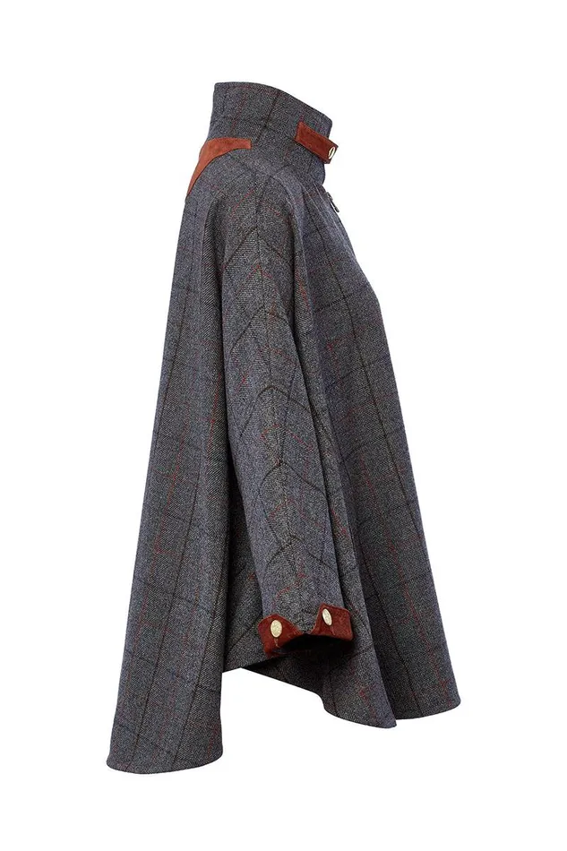 Holland Cooper The Classic Cape Mid Blue Check Women Tailoring