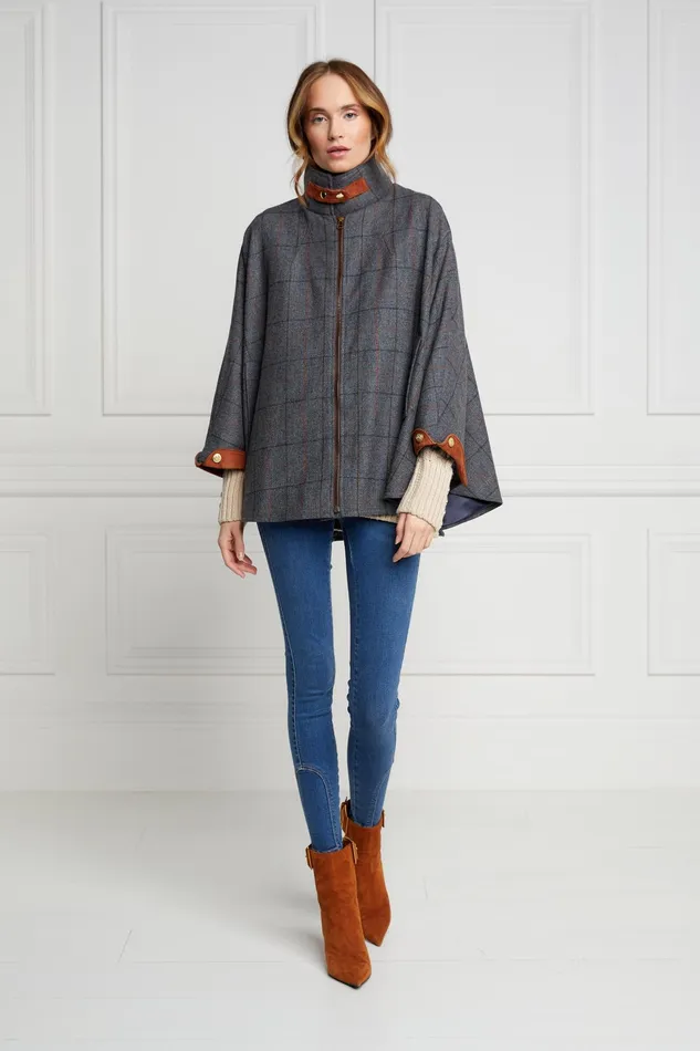 Holland Cooper The Classic Cape Mid Blue Check Women Tailoring