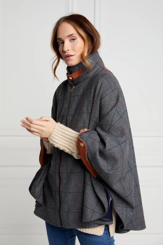 Holland Cooper The Classic Cape Mid Blue Check Women Tailoring