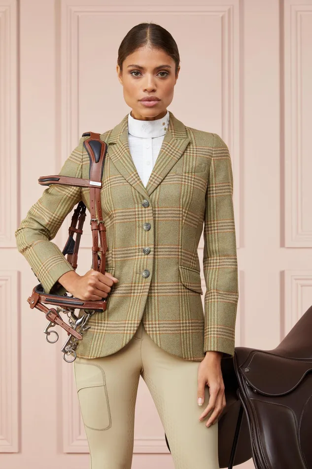 Holland Cooper Tweed Riding Jacket Leveret Women Tailoring