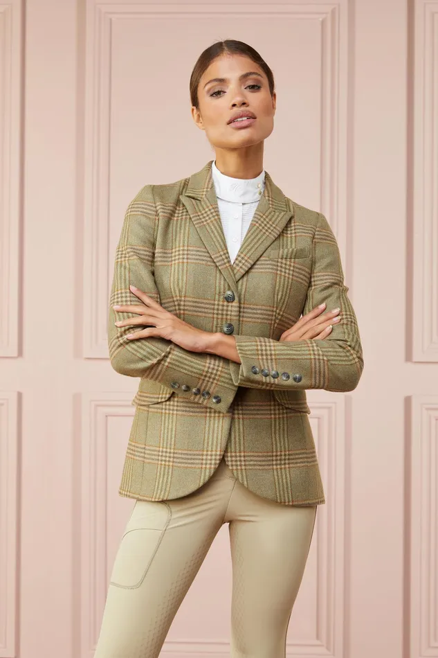 Holland Cooper Tweed Riding Jacket Leveret Women Tailoring