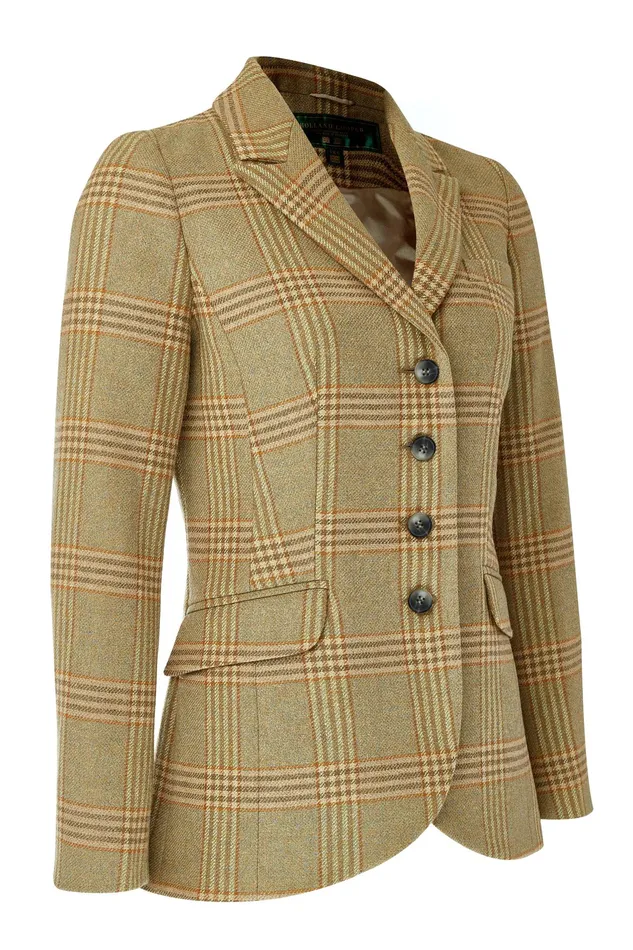 Holland Cooper Tweed Riding Jacket Leveret Women Tailoring