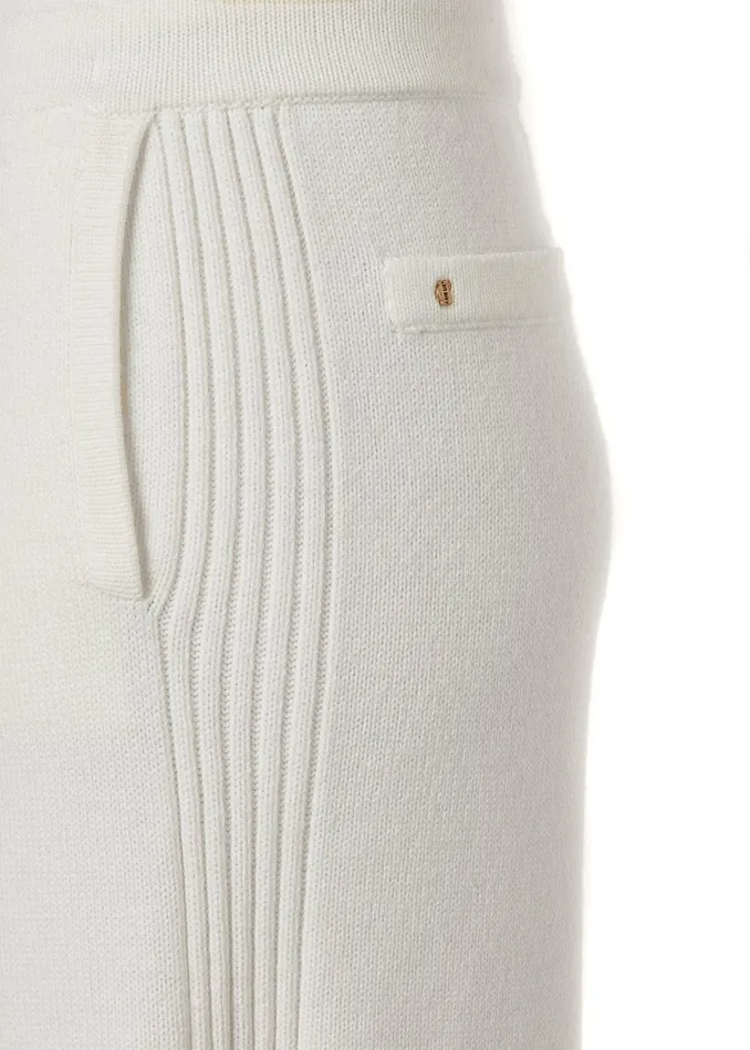 Holland Cooper Verbier Wide Leg Pant Natural Women Trousers