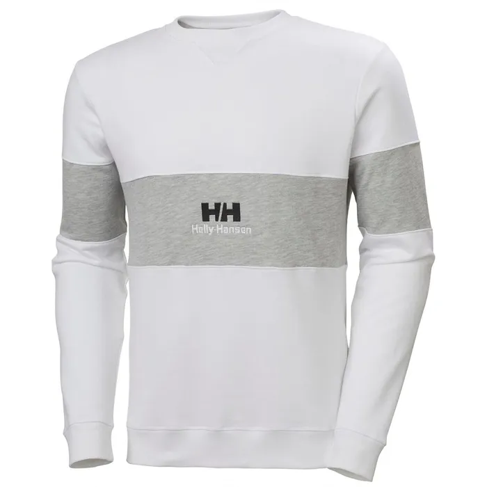 Hoodies and Sweatshirts Men Helly Hansen YU20 CREW NECK SWEATER 001 White