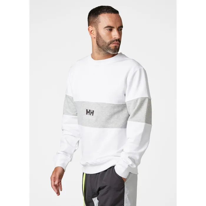 Hoodies and Sweatshirts Men Helly Hansen YU20 CREW NECK SWEATER 001 White