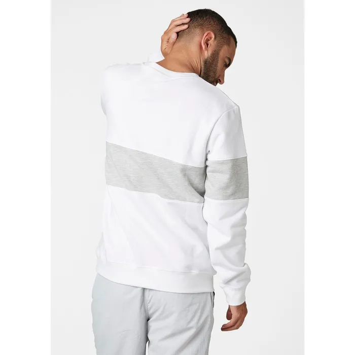 Hoodies and Sweatshirts Men Helly Hansen YU20 CREW NECK SWEATER 001 White