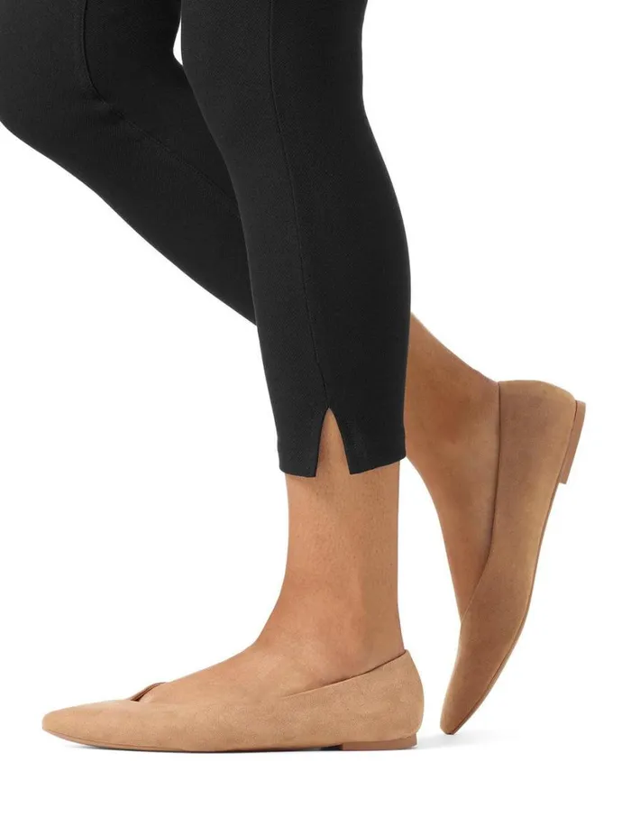 Hue Essential Denim MidRise Capri Black Women Denim