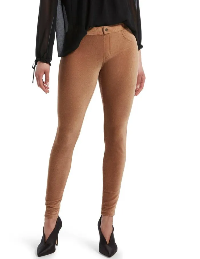Hue Fashion Corduroy Leggings Camel Women Corduroy