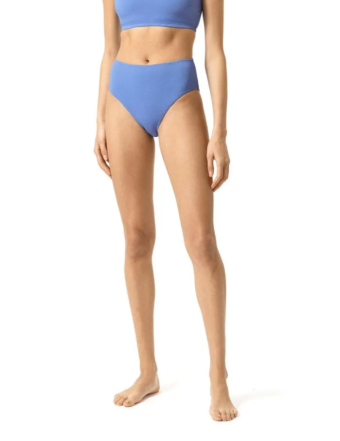 Hue Ocean City Reversible High Rise Bikini Bottom Wedgewood Women Bottoms