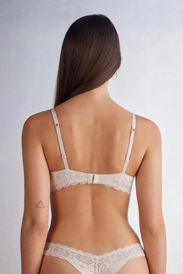 Intimissimi Balconette Women Sofia Balconette Bra In Lace Natural 2280 8211 Avorio Crema