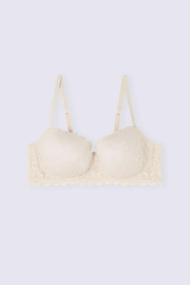 Intimissimi Balconette Women Sofia Balconette Bra In Lace Natural 2280 8211 Avorio Crema