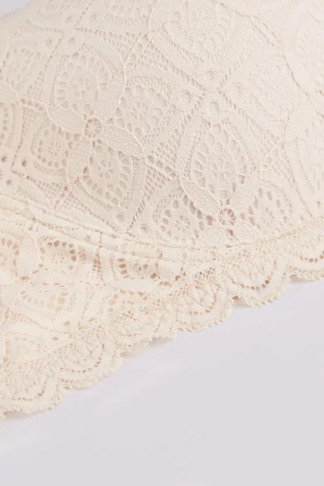 Intimissimi Balconette Women Sofia Balconette Bra In Lace Natural 2280 8211 Avorio Crema