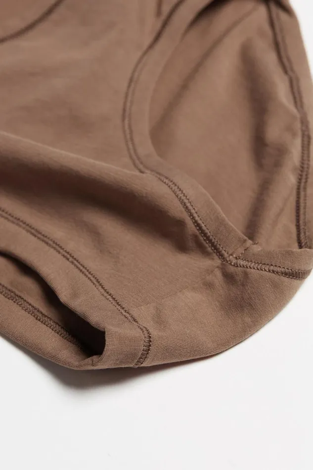 Intimissimi Bikini Panties Women Ultralight Cotton Panties Natural 502i 8211 Caramel