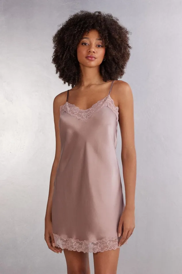Intimissimi Slips Babydolls Women Silk Slip With Lace Insert Detail Pink 011i 8211 Elegant Pink Intimissimi Slips Babydolls Women Silk Slip With Lace Insert Detail Pink 011i 8211 Elegant Pink