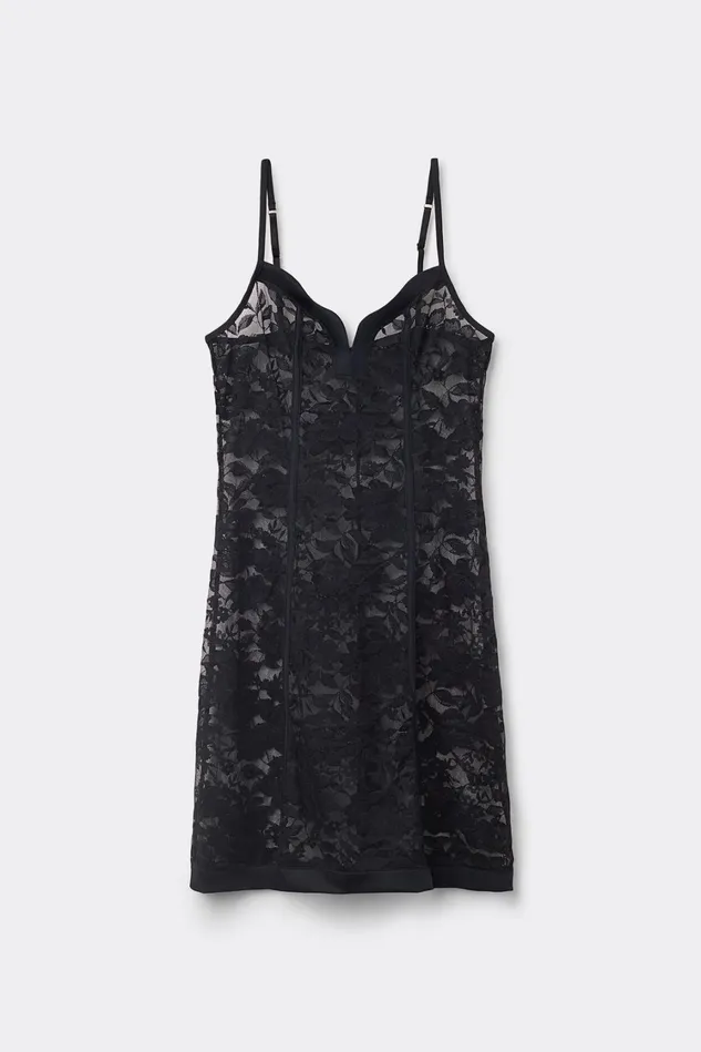 Intimissimi Slips Babydolls Women The Art Of Romance Lace Chemise Black 019 8211 Black