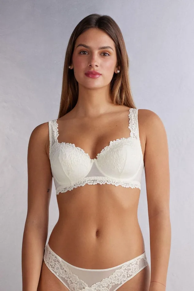 Intimissimi Underwire Women Pretty Flowers Sofia Balconette Bra Ivory 2127 8211 Talc White Intimissimi Underwire Women Pretty Flowers Sofia Balconette Bra Ivory 2127 8211 Talc White