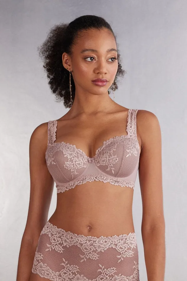 Intimissimi Underwire Women Pretty Flowers Sofia Balconette Bra Pink 011i 8211 Elegant Pink Intimissimi Underwire Women Pretty Flowers Sofia Balconette Bra Pink 011i 8211 Elegant Pink