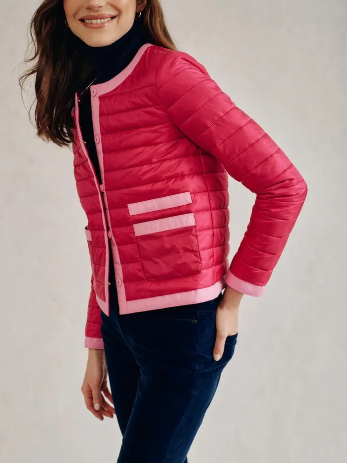 JMcLaughlin Eva Puffer Jacket Fuchsia Women Jackets and Outerwear JMcLaughlin Eva Puffer Jacket Fuchsia Women Jackets and Outerwear