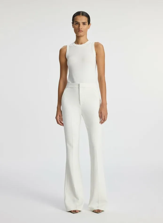 Jackets and Coats Women ALC Sophie II Stretch Tailored Pant Off White