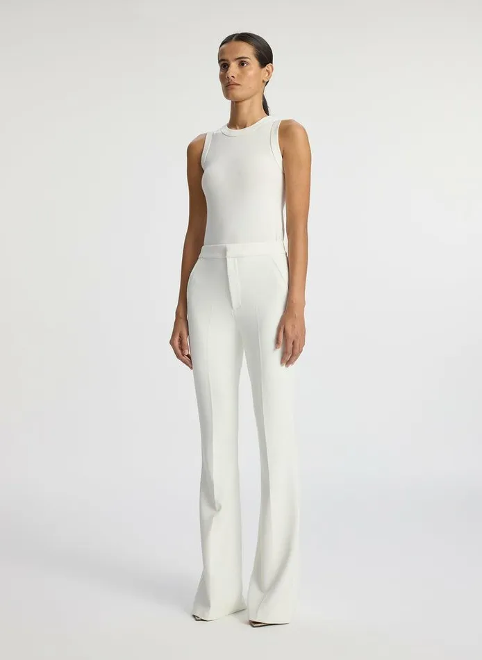 Jackets and Coats Women ALC Sophie II Stretch Tailored Pant Off White Jackets and Coats Women ALC Sophie II Stretch Tailored Pant Off White