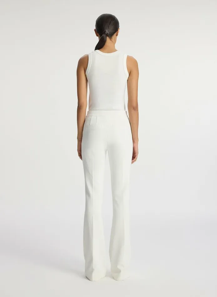 Jackets and Coats Women ALC Sophie II Stretch Tailored Pant Off White Jackets and Coats Women ALC Sophie II Stretch Tailored Pant Off White