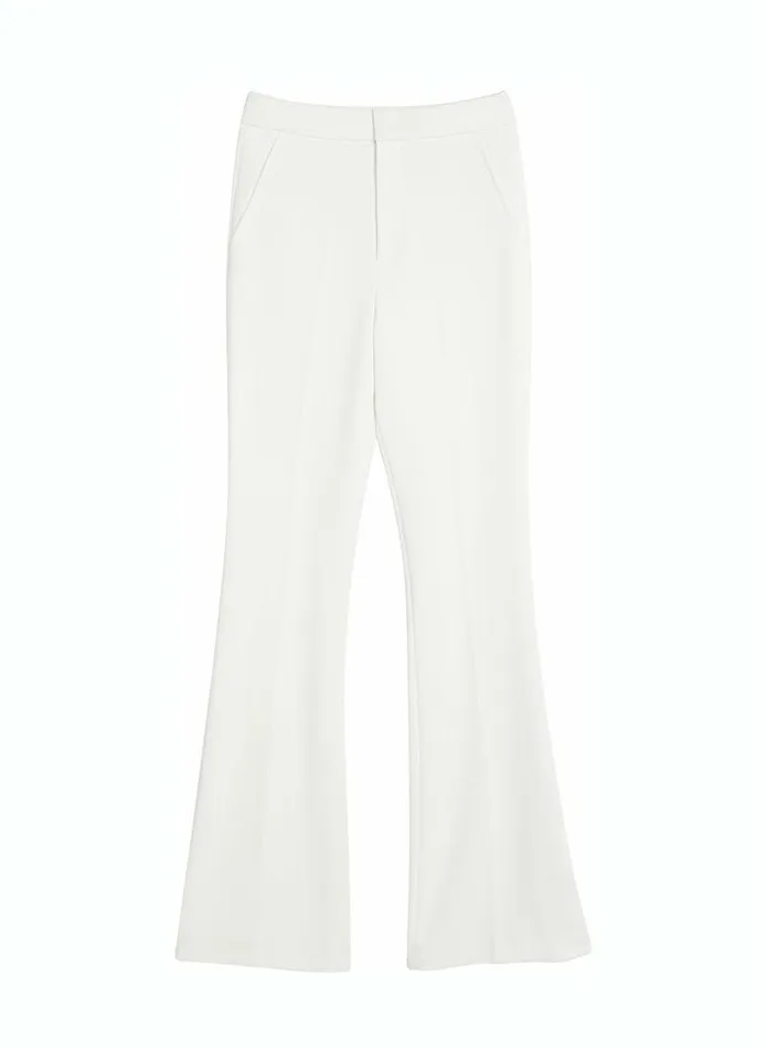 Jackets and Coats Women ALC Sophie II Stretch Tailored Pant Off White Jackets and Coats Women ALC Sophie II Stretch Tailored Pant Off White